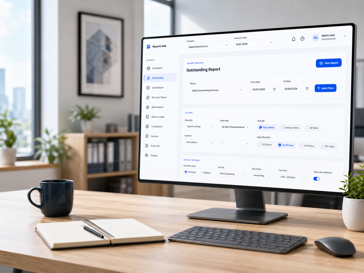 Tabco Tech reporting web panel report software screen