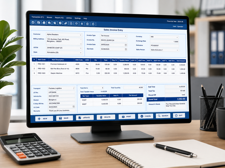 Tabco Tech textile ERP entry workflow software screen